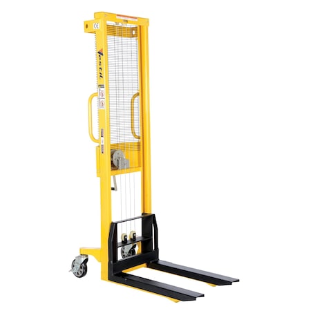 Vestil Manual Hand Winch Fix Stacker, 770 lb., PR VWS-770-FF